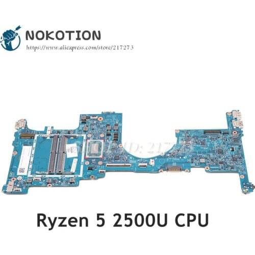 NOKOTION For HP ENVY X360 15-BQ 15M-BQ121DX Laptop motherboard Ryzen 5 2500U CPU 935101-601 935101-501 935101-001 448.0BY09.0011
