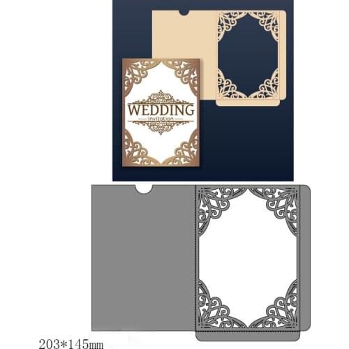 Metal steel Cutting Dies frames and covers flower DIY Scrapbook Album Paper Card Crafts Stencil Scrapbooking stamps 203*148mm