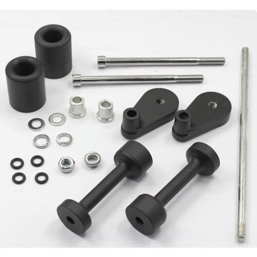 Motorcycle Black Frame Slider Crash Falling Protector For Kawasaki Ninja 250 250R EX250 2008-2013