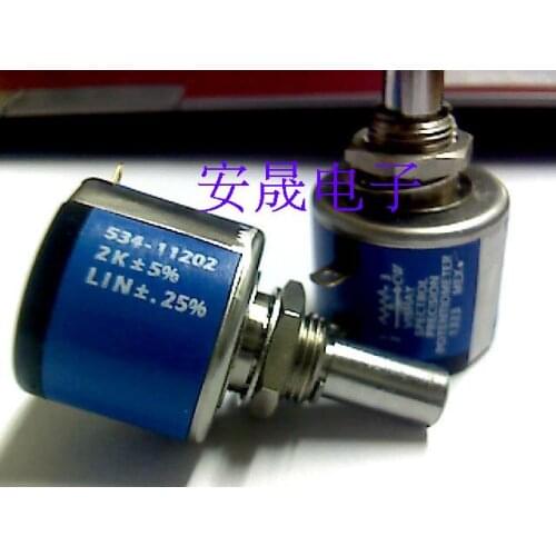 Original new 100% spectrol MOD534-11202 2K multi lap 10 loop potentiometer (SWITCH)