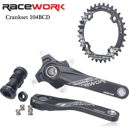 RACEWORK 170MM MTB Crankset Aluminum Alloy 104BCD Chainring GXP Crank With BB Crankarm For SRAM XX1 XO1 X1 GX XO