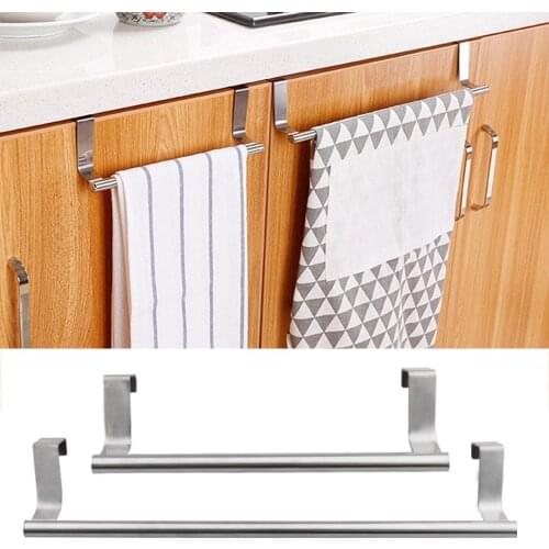Stainless Steel Movable Bath Towel Holder Cabinet Drawer Rack Hanger Holder Door Hanging Towel Storage V8B7