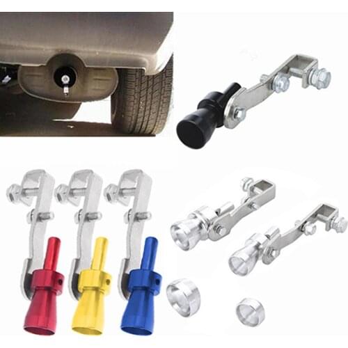 Universal Car Turbo Sound Muffler Exhaust Pipe Blow-off Vale Simulator Whistle