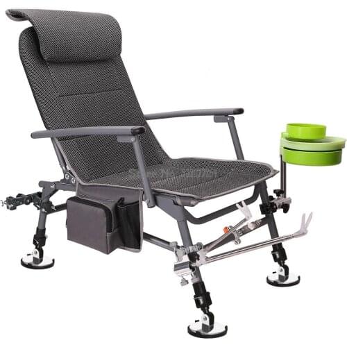 All terrain wild fishing chair 2020 new European style folding fishing chair multifunctional portable fishing stool reclining se