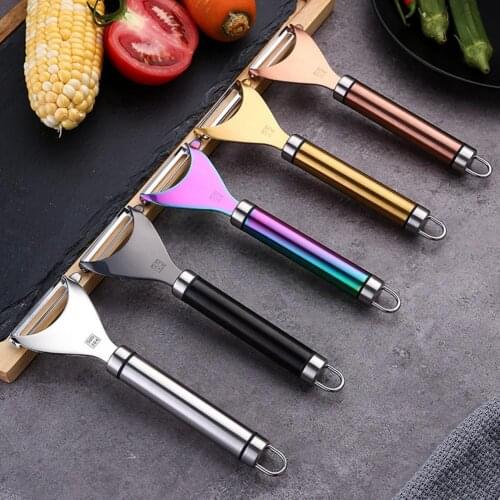Potato Peeler Vegetable Peeler Portable Lightweight Stable Stainless Steel Paring Cutter Fruit Peeler Grater for Home