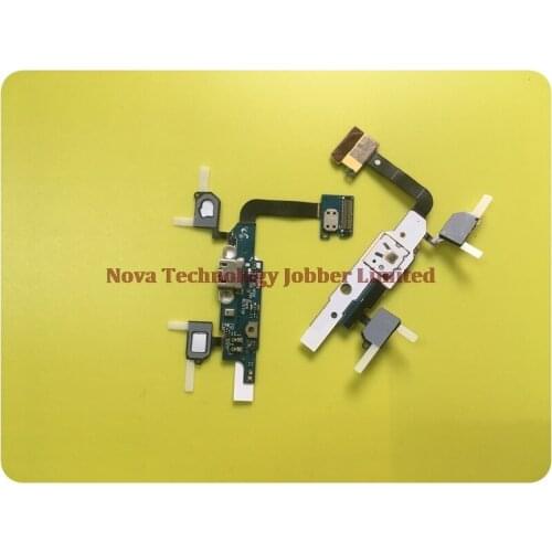 Wyieno 10Pcs/Lot G850F Charging Port Connector For Galaxy Alpha G850F Charger Flex Cable Replacement Parts With Microphone