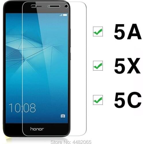 2pcs Protective Glass For Honor 5c Glass For Huawei 5x 5a Tempered Glas 5 C X A Film Screen Protector On Honor5c Honor5x Honor5a
