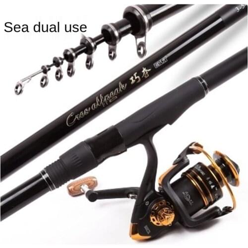1PCS 3.6M 4.5M 5.4M 6.3M Lure Fishing Rod Carbon Spinning Baitcasting FUJI Guide Travel Lure Rod