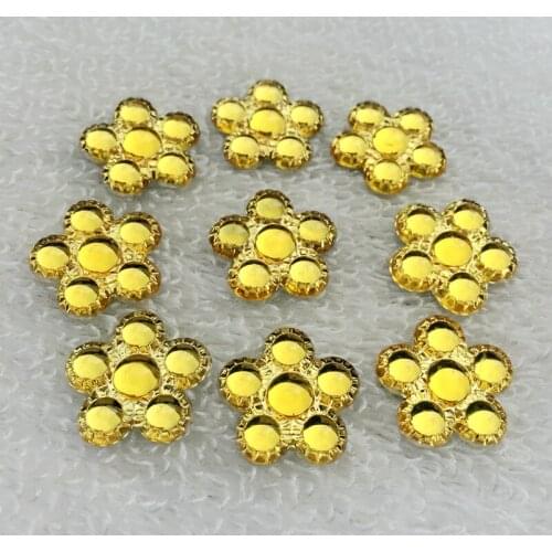 20pcs Acrylic clear Lovely Five Petaled Flower Beads For Jewelry Making DIY Handmade Earrings Design Collocation -Z072