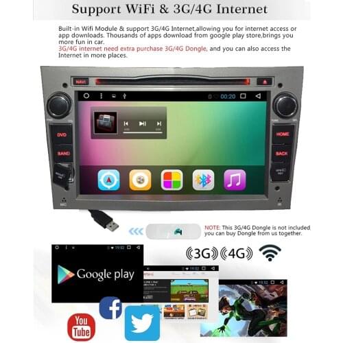 Android 7.1 car dvd playerfor Opel Astra H Combo Corsa Meriva Vivaro Tigra Signum Radio Stereo gps navigation system 1+16GB