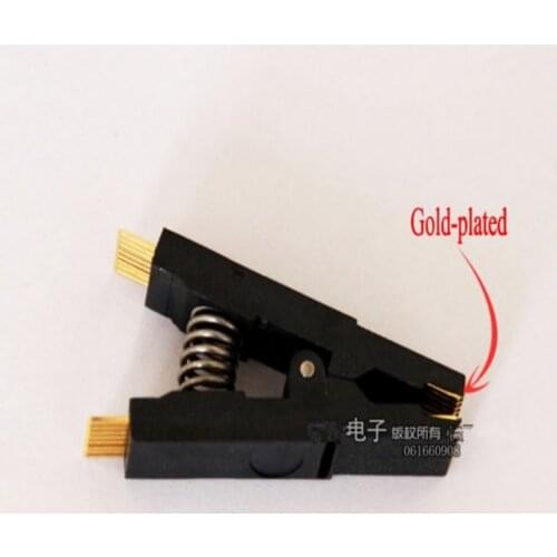 Free Shipping programmer testing clip SOIC 8 SOIC8 DIP8 DIP 8 Pin IC Tools Chip Way SMD Programming Program Testing Test Clip