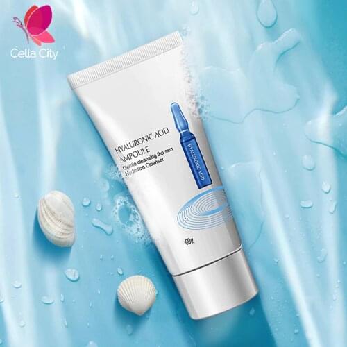 Cellacity Hyaluronic Acid Moisturizing Facial Cleanser Cleansing and Moisturizing Facial Care Soft Skin Care Cleanser Product