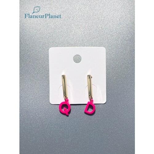 Женские золотые серьги Flaneurplanet China At AliExpress