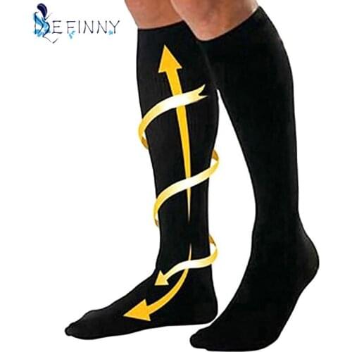 Man Woman Compression Stockings Comfortable Relief Soft Leg Support Stretch Breathable Stockings