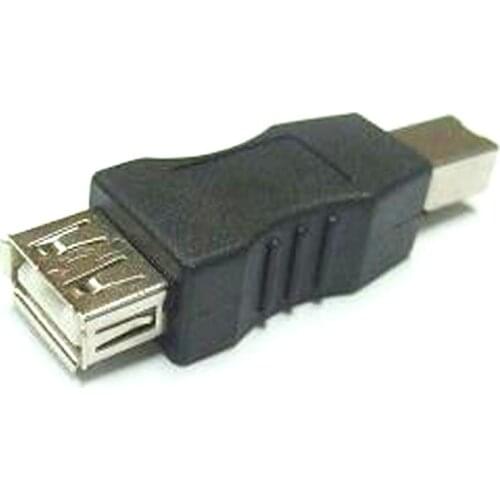 Lot 10PCS USB Printer Adapter USB 2.0 Female to USB B Male Print Connector Computer Printer Scanner USB-B Adapter Converter