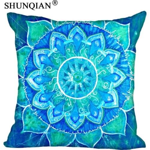 Custom Pillowcase Cover Mandala Square Zipper Pillow Cover (Two Sides) Print Your Pictures Cool Pillow Cases