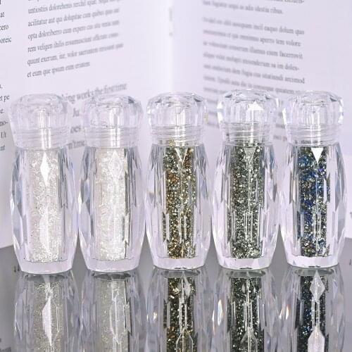 1.2 to 1.4mm Mini Nail Art Rhinestone 5.5g/Bottle Micro Jewelry Nail Accessories Diamond Charm Manicure Decoration Crystal TG#44