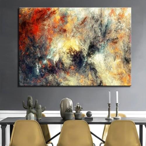 RELIABLI ART Abstract Colors Posters And Prints Waterproof Modern Canvas Paintings For Living Room Wall Art Decorations No frame