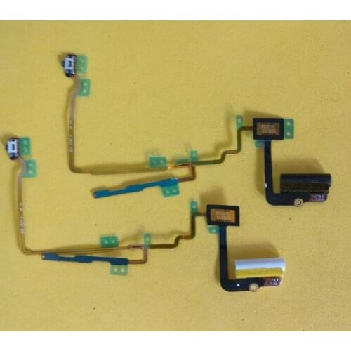 Black White Headphone Audio Jack Power Flex Cable Replacement For iPod Nano 7 7th