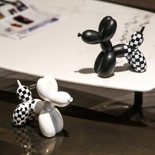Light luxury balloon dog decoration creative animal home living room soft outfit girl cute decoration home decoration