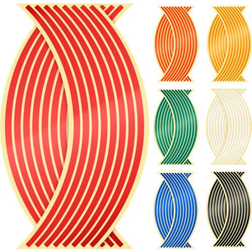 Wheel Sticker Reflective Rim Stripe Tape Bike Motorcycle Stickers For Honda For Kawasaki Z750 Z800 For YAMAHA MT07 MT09 MT10 R1