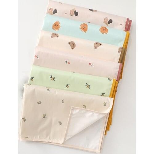 Baby Waterproof Bed Pad Washable Baby Toddler Newborn Mattress Pad Reusable Bed Wetting Cover Pad Sheet Protector