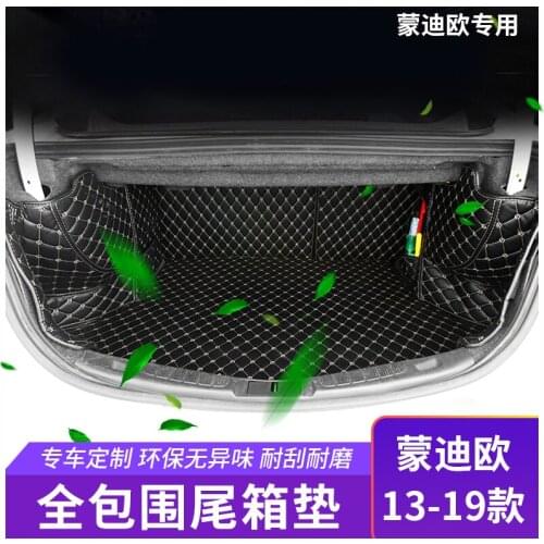 High-quality leather Full-enclosed 3D car trunk mat modified boot mat for Ford Mondeo 2013 2014 2015 2016 2017 2018 2019