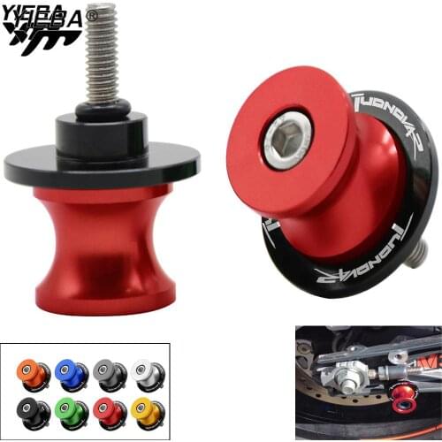 6MM Aluminum Swingarm Motorcycle Accessories Spool Slider Stand Screws For Aprilia Tuona V4R Tuono V4 R V 4R