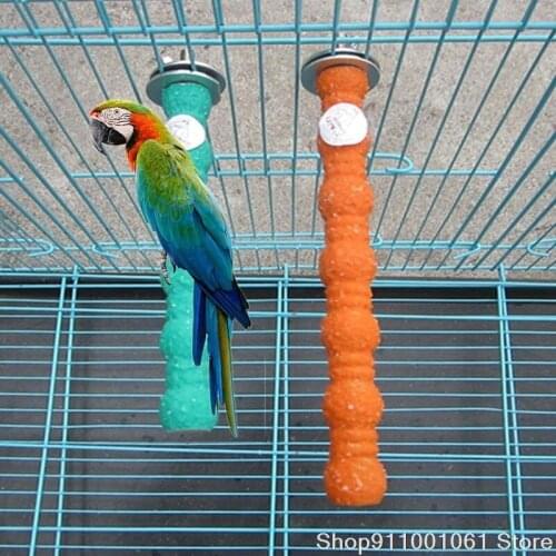 8cm Bird Claw Beak Grinding Bar Standing Stick Parrot Station Pole Bird Supplies Parrot Grinding Stand Claws Cage Accessories