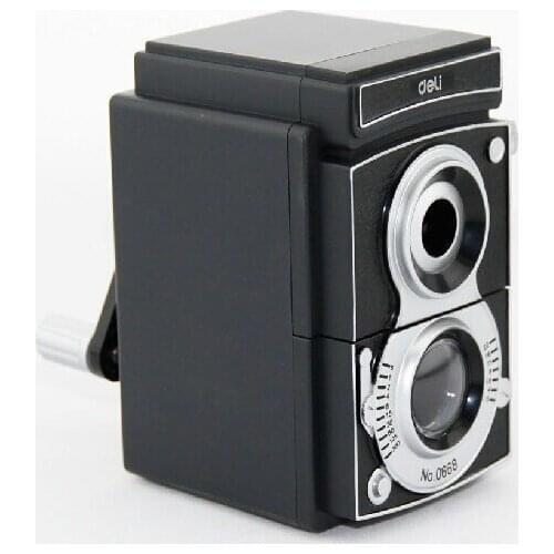 Free shipping pencil sharpener vintage camera light volume cranked pencil sharpener adjustable thickness office supply gift