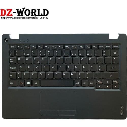 New Shell C Cover Palmrest Black Upper Case With Portugal Keyboard Touchpad for Lenovo Ideapad 100S-11IBY Laptop 5CB0K48390