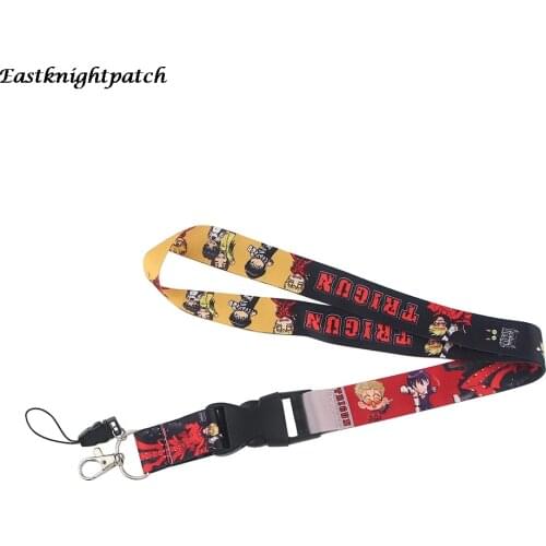 E2824 Anime Lanyard Keychain keys Badge ID Card Mobile Phone Rope Kids Gifts Lanyards ID Badge Holder