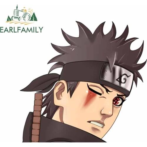 EARLFAMILY 13cm x 12.3cm for Uchiha Shisui Motorcycle Decal Car Bumper Window Stickers Fashion Creative Occlusion Scratch decor