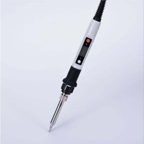 High Power 80W electric soldering iron LCD digital display temperature adjustment 110V European American rubber handle soldering