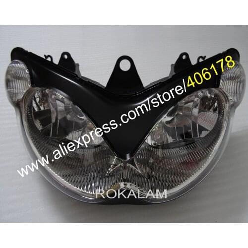 Hot Sales,Headlight Headlamp For Kawasaki Ninja ZZR1200 2002 2003 2004 2005 ZZR 1200 02 03 04 05 Head Light Lamp Accessories