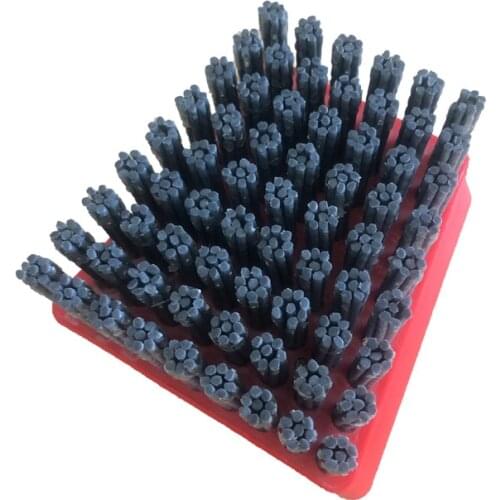 Frankfurt Diamond Abrasive Antique Brush With Red Base For Polishing Granite And Marble