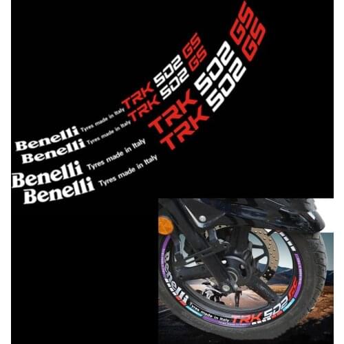 Hot Sell Motorcycle Reflective Wheel Rim Stripe Decal Sticker Front Rear Decal Full for Benelli TRK502 TRK 502 502C 502 C