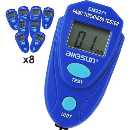 Paint Thickness Meter Portable Digital Mini Coating 0~2.0mm Enamel Car Paint Thickness Tester Meter