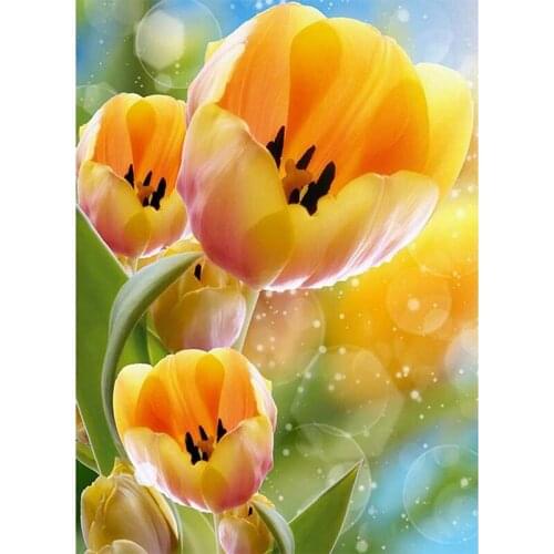 Full Square / Round Drill 5D DIY Diamond Painting "Azalea Flowers" 3D Embroidery Cross Stitch Mosaic Rhinestone Home Decor Gift