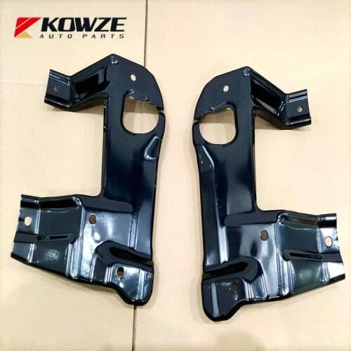 KOWZE Front Bumper Bracket Kit 6400A589 6400A590 fit for Mitsubishi Montero Pajero IV V80 V90 2.8L to 3.8L 2006-2019