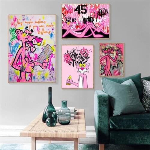 5D Diamond Painting Disney Pink Panther Cross Stitch Kits Full Drill Square Embroidery Mosaic Picture of Rhinestones Decor Gift