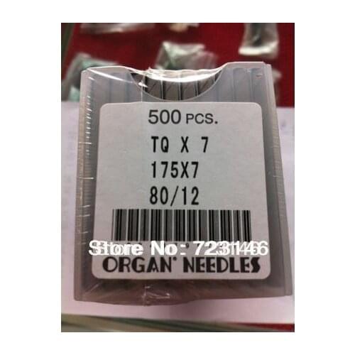 Sewing Machine Stainless Circular One Set Organ Sewing Needle Tqx7 Tq*7 Tq7 80/12 175x7 for juki singer pfaff siruba jack