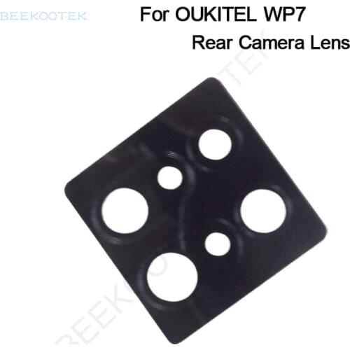 New Original Oukitel WP7 6.53inch Cellphone Rear Back Camera Lens Glass Cover Spare Parts Accessories For Oukitel WP7 Phone