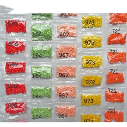 Wholesale 447 Colors DMC Rhinestones Full Round square Drill,Diamond Painting Full Stone Bead Accessory (200pcs/bag) FH611