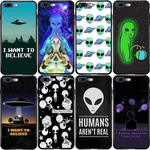 Phone Case for iPhone 5 5s SE 2020 6 6S 7 8 XS XR 11 12 Oneplus 3 5T 6T 7T Pro Max Plus UFO Alien