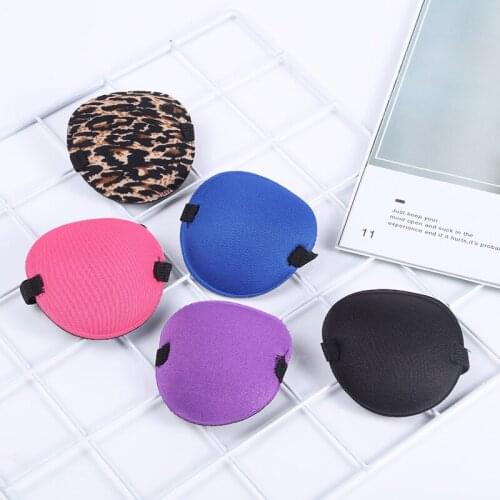 Pirate Eye Patch Unisex Black Single Eye Patch Washable Adjustable Concave Eye Patch Medical Patch Child Pirate Cosplay Costume