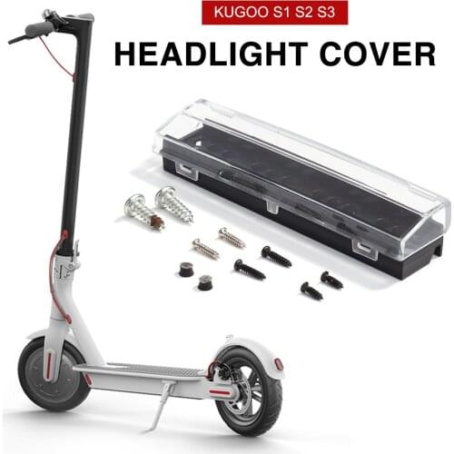 Plastic Headlight Front Light Covers for Electric Scooter KUGOO S1 S2 S3