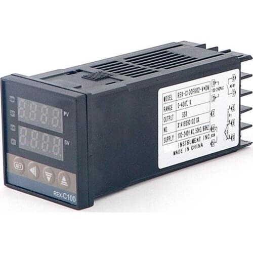 REX-C100 SSR DN SSR-40DA Relay M6 Digital Thermostat Temperature Controller