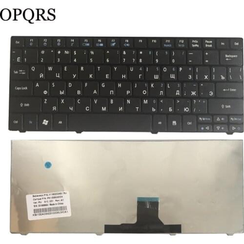 Russian laptop keyboard for acer ZA3 ONE 751 ONE 721 1810 1830T A0721 1551 P1VE6 AO722 AO752 1810TZ 1830 1830TZ 1820P 1820PTZ RU