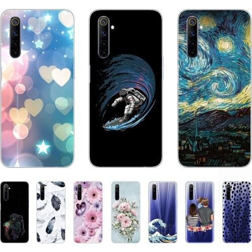 Silicon Case for Realme 6 6s 6Pro Abstract Fashion Flexible Cover Shell Cover Ultra-thin Anti-knock Shockproof Full protection